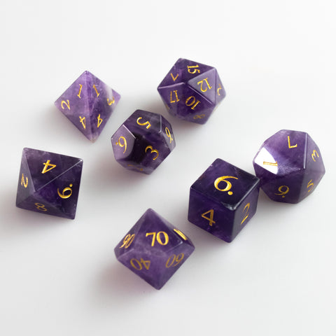 Amethyst Dice Set of Fortitude