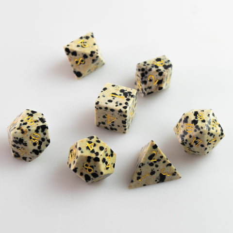 Dalmatian Jasper Dice Set of Loyalty