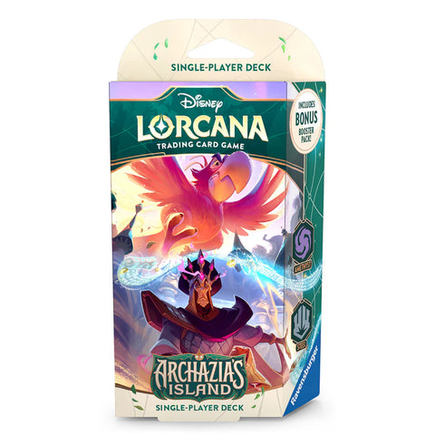 Disney Lorcana: Archazia's Island - Starter Deck (Amethyst &amp; Steel) *PRE-ORDER 3/7/25*