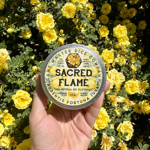 Sacred Flame Gaming Candle