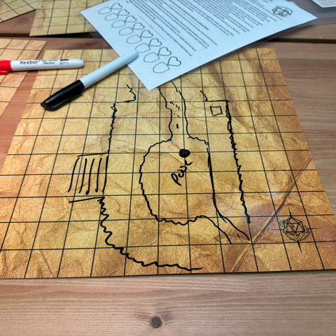 Set of 4 (12"x12") RPG Battle Map Kit