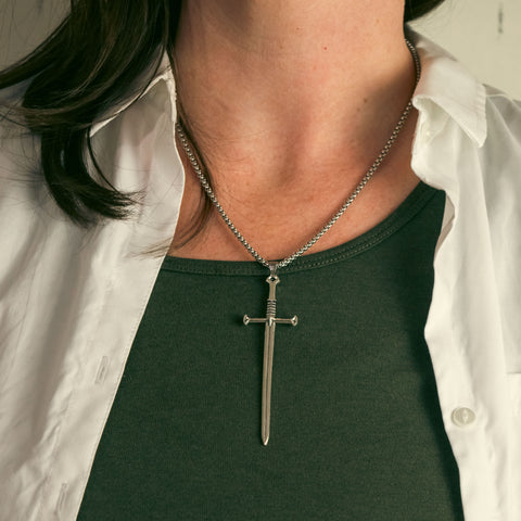 Andúril Sword Cross Necklace