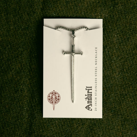 Andúril Sword Cross Necklace