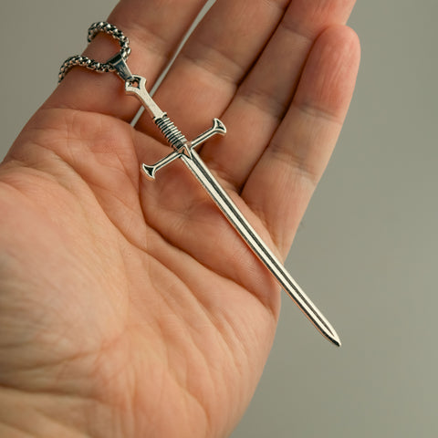 Andúril Sword Cross Necklace