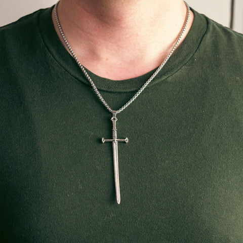 Andúril Sword Cross Necklace