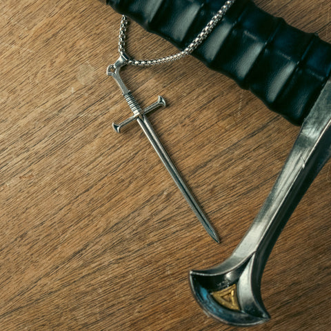 Andúril Sword Cross Necklace