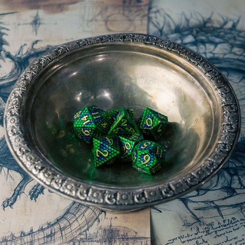 Dragonscale Metal Dice