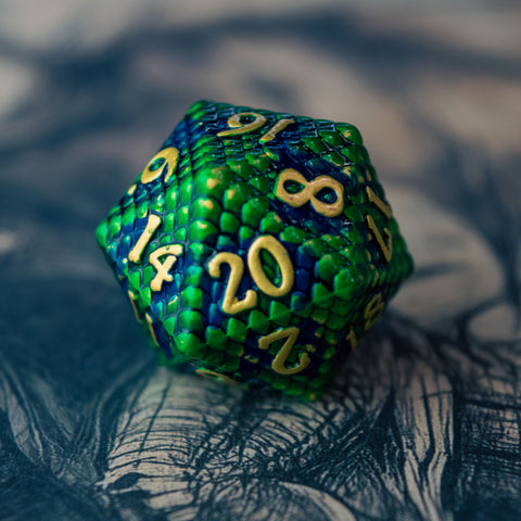 Dragonscale Metal Dice