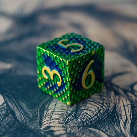 Dragonscale Metal Dice