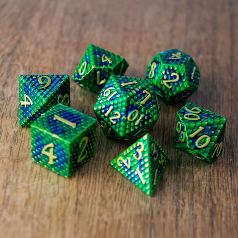 Dragonscale Metal Dice