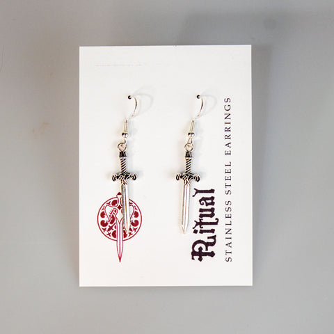 Ritual Dagger Earrings