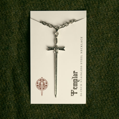 Templar Sword Cross Necklace