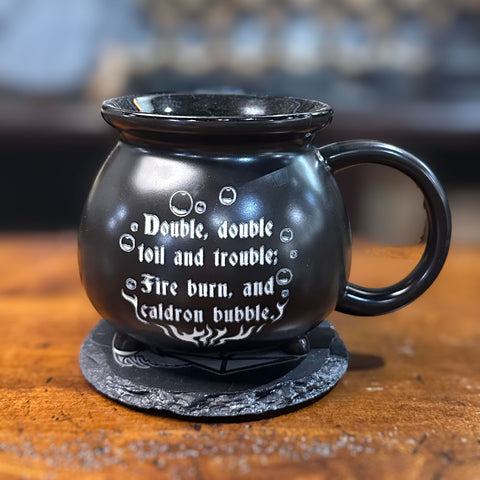 Toil and Trouble Cauldron Mug